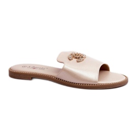 S.Barski KV27-050 Guld flip-flop sandal gyllene