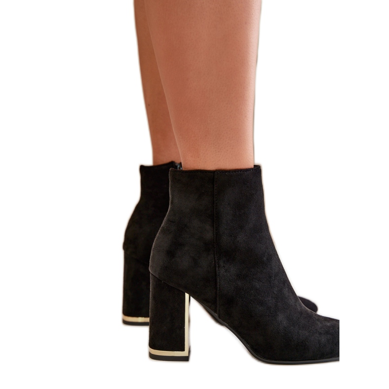 Step in style Stövlar Modell Mevair NS331 Svart Mocka - Steg i stil