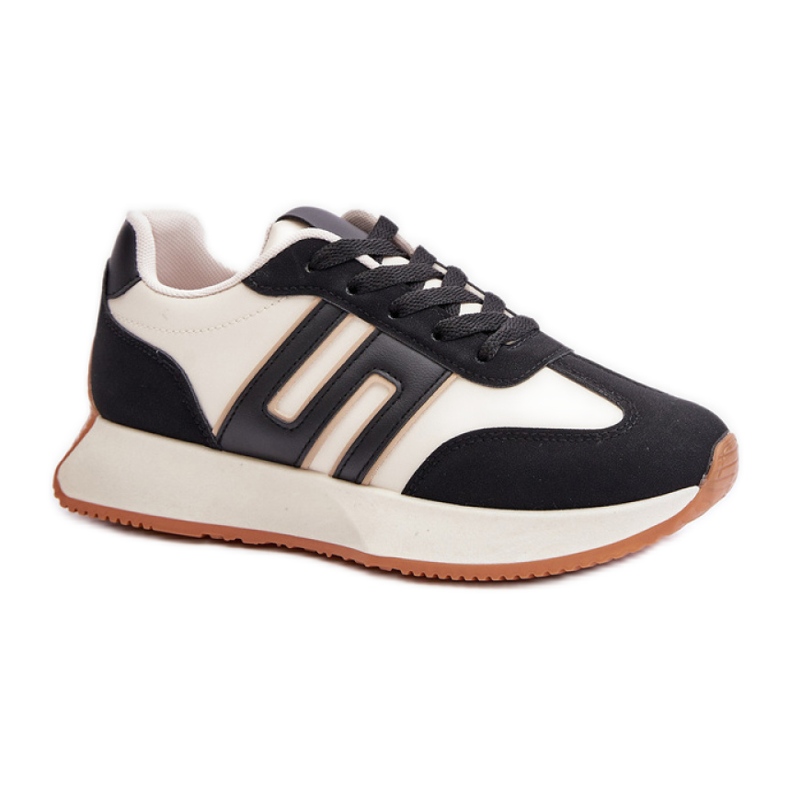 Fashionabla sportskor för kvinnor svart