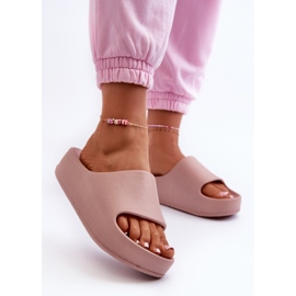 Sportflipflops för kvinnor 24SD19-7564 rosa
