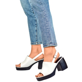 Sandaler Modell GD-FL1630W Vit