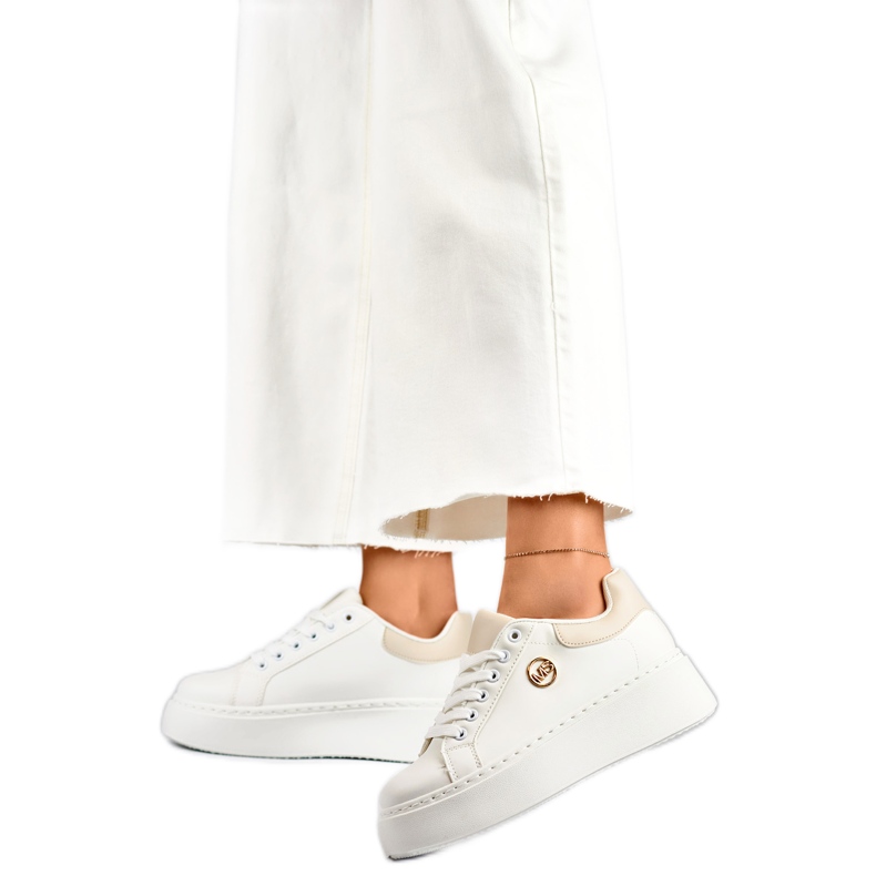 Sportskor dam TL249-9-8W/BE vit