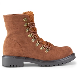 Arbetarstövlar för kvinnor Y2191C brun