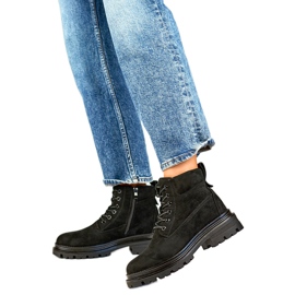 Pälsisolerade fångare för kvinnor A5201B, svart