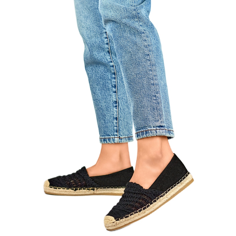 Luftiga Dam Espadrilles 1494B svart