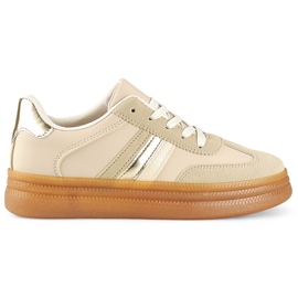 Sportskor dam A185BE, beige