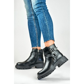 Stövletter Modell Aline 250043B-PU Svart - PRIMO