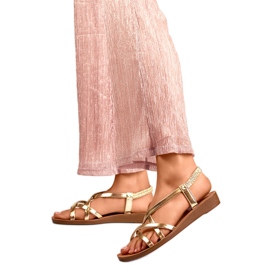 Damsandaler PS07GO guld gyllene