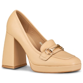 Dampumpar med dekoration M047-NU beige