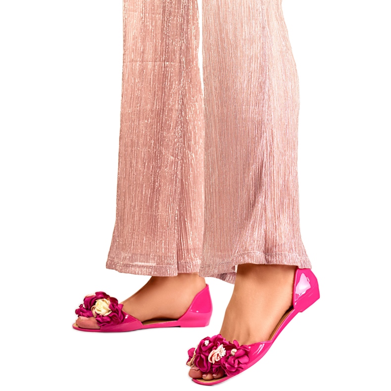 Dambalettlägenheter med dekoration CK298FU rosa