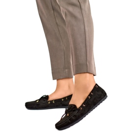 QQ5B dammockasiner med rosett svart