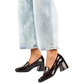 Patentpumpar för kvinnor 24-58242B svart