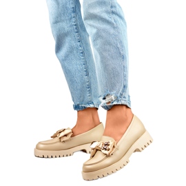 Mockasiner Modell 2306BE Beige