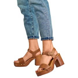 Damsandaler 3993CA brun