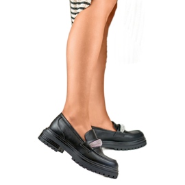 Damskor med dekor 7961B svart