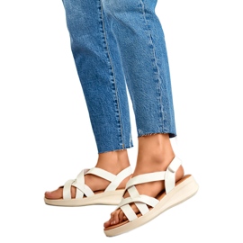 Damsandaler QQ-397W vit