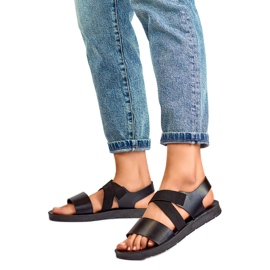 Damsandaler LEI527B svart