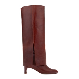 Marco Shoes Cleo breda stövlar brun