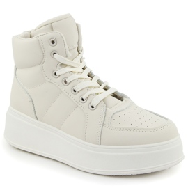 News Beige high-top sportskor NYHETER 8166