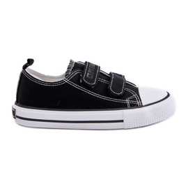 Sneakers med kardborre för barn Big Star OO374008 Svart