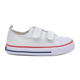 Sneakers med kardborreband för barn Big Star OO374009 Vit