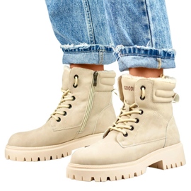 Isolerade damstövlar, beige GD-TL51BE