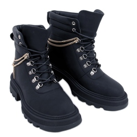 Hudson Black Trapper Boots svart