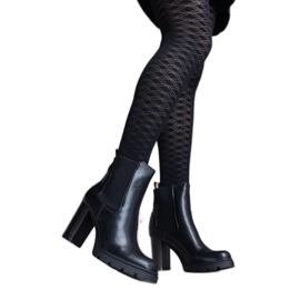 Svarta slip-on ankelboots av Motena eko-läder