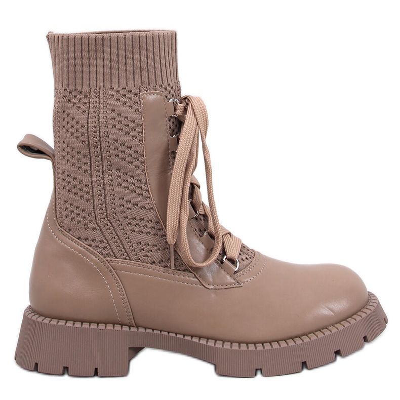 Tierr Khaki tröja ankelboots brun