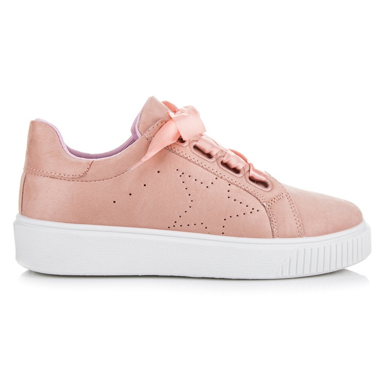 Wilady Mocka Sneakers Med Ett Band rosa