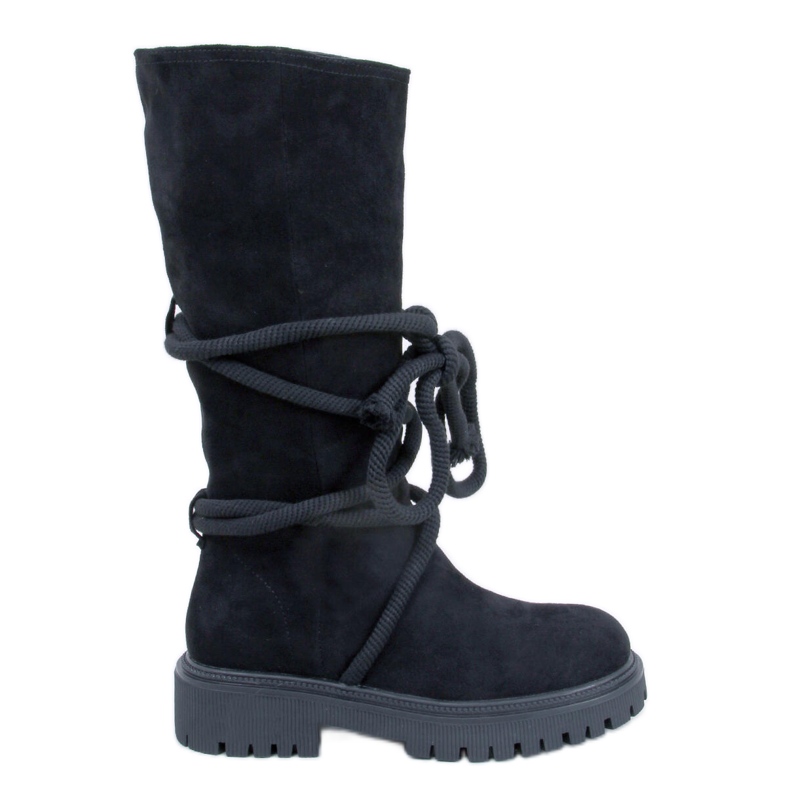 Mockaboots med Spicer Black-snöre svart