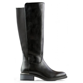 Damstövlar med elastiskt gummi, svart FC20B