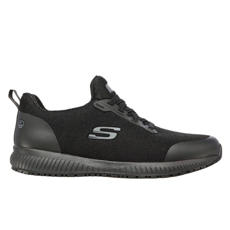 Skechers Work Relaxed Fit Squad Sr Myton 200051EC-BLK skor svart