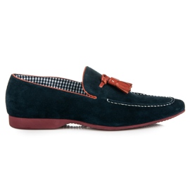 Sorrento Tassel loafers med tofsar blå