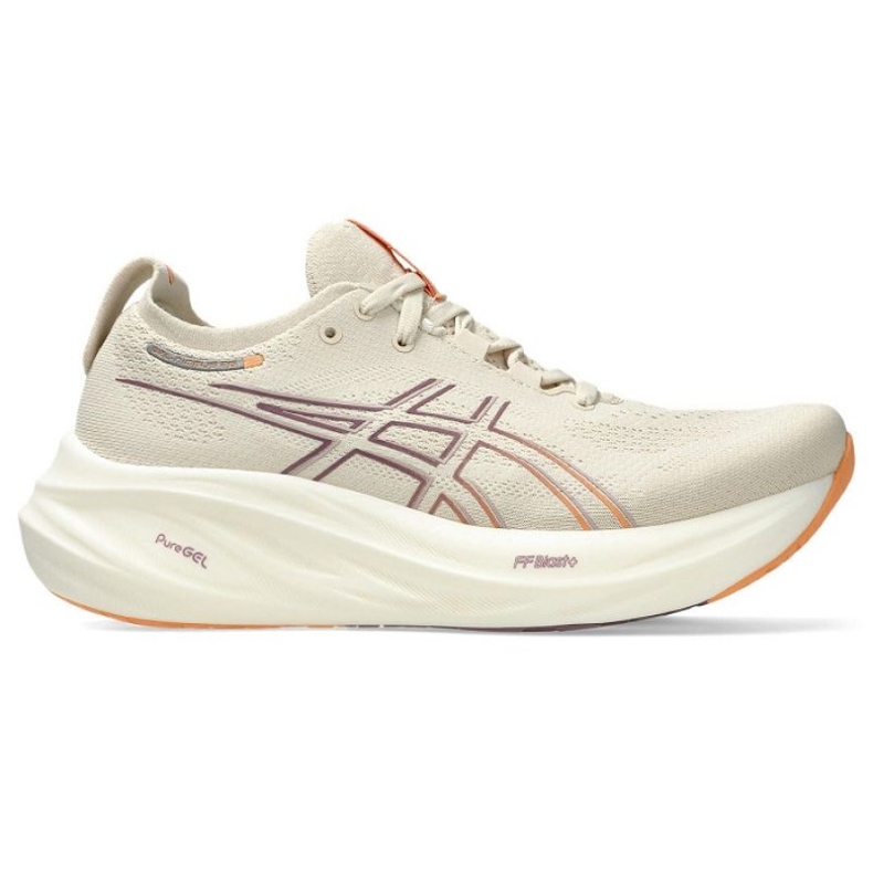 Asics Gel Nimbus 26 löparskor 1012B601250 beige