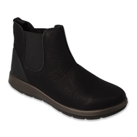 Dr.ORTO Befado kvinnors svarta slip-on ankelboots 156D909