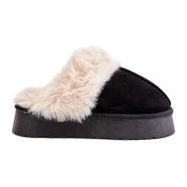 Svarta Doriola snöstövlar för kvinnor på en tjock sula med päls