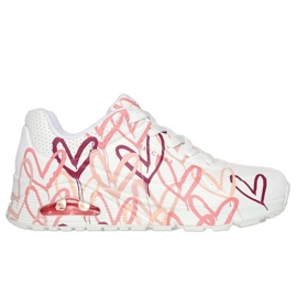 Skechers Uno Spread The Love 155507-WCRL skor vit