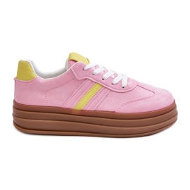 Platform Sneakers dam Rosa Dravinnia
