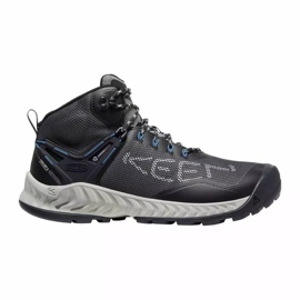 KEEN Nxis Evo Mid Wp skor MAGNET/BRIGHT Cobalt KE-1026108 svart
