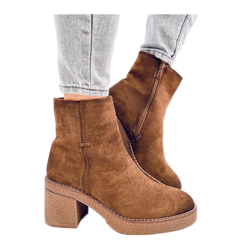 Filly Green stabila ankelstövlar brun