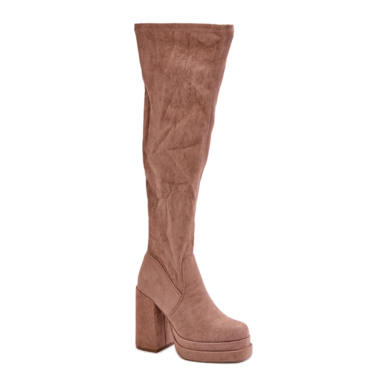 Modell 8669 Beige stövlar