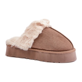 Tofflor Modell FA-181 Mörkbeige