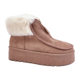 Snowboots Modell 24891 Mörkbeige