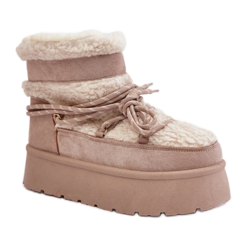 Snowboots Modell HY867-39 Ljusbeige