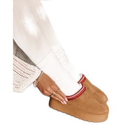 Modell 20219-4B Camel snökängor brun