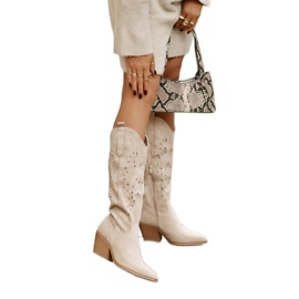 Stövlar Modell DA113P Ljusbeige