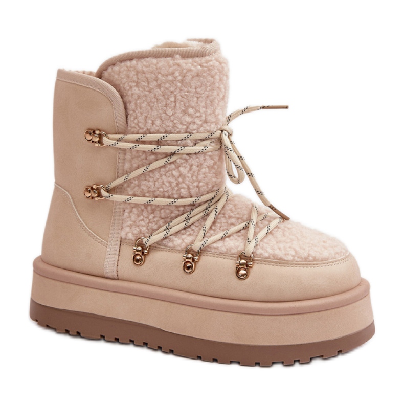 Snowboots Modell 24889 Ljusbeige