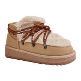 D.Franklin DFSH370011 snökängor beige