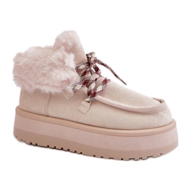 Snowboots Modell C3016 Ljusbeige